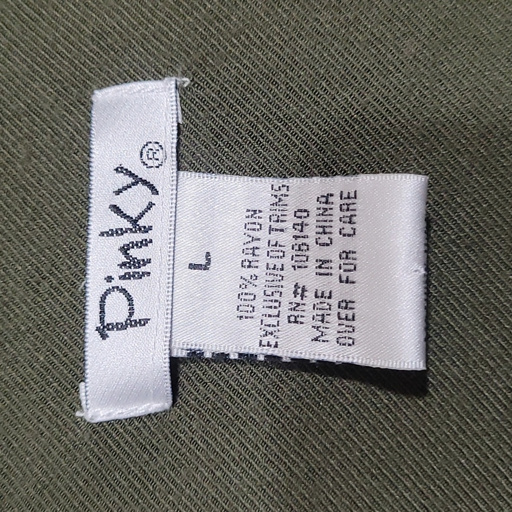 Pinky anorak style jacket, L army green - Picture 3 of 4